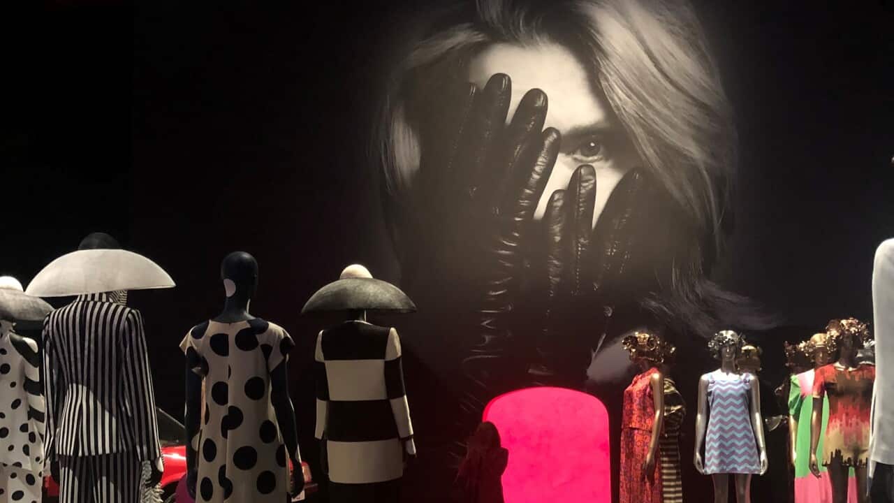 Un'immagine della mostra dedicata a Carla Zampatti