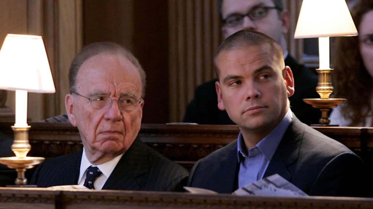 Rupert and Lachlan Murdoch.