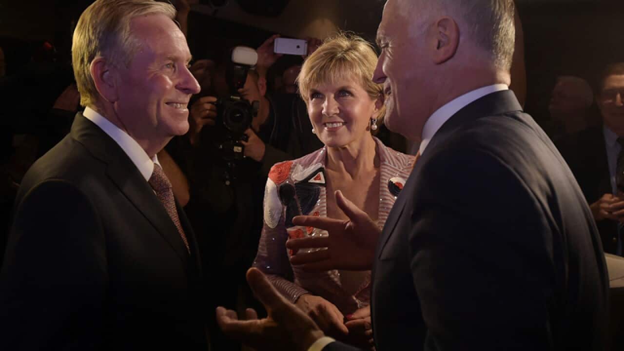 Colin Barnett, Julie Bishop, Malcolm Turnbull