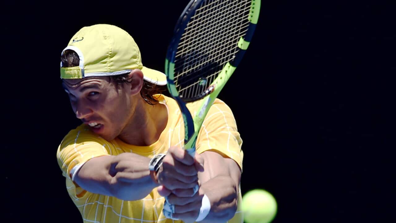 Spanish world No.5 Rafael Nadal