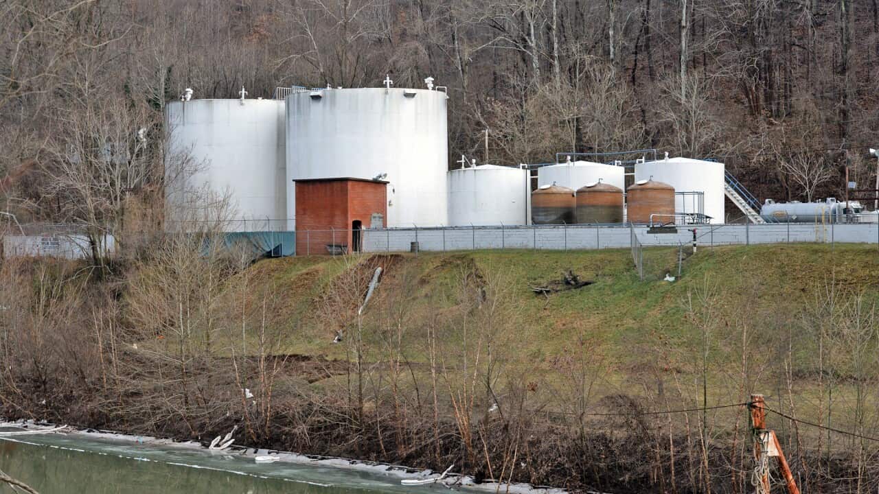 A leak from a chemical tank at the West Virginia American Water Company fouled the drinking water of thousands 2 Getty.jpg