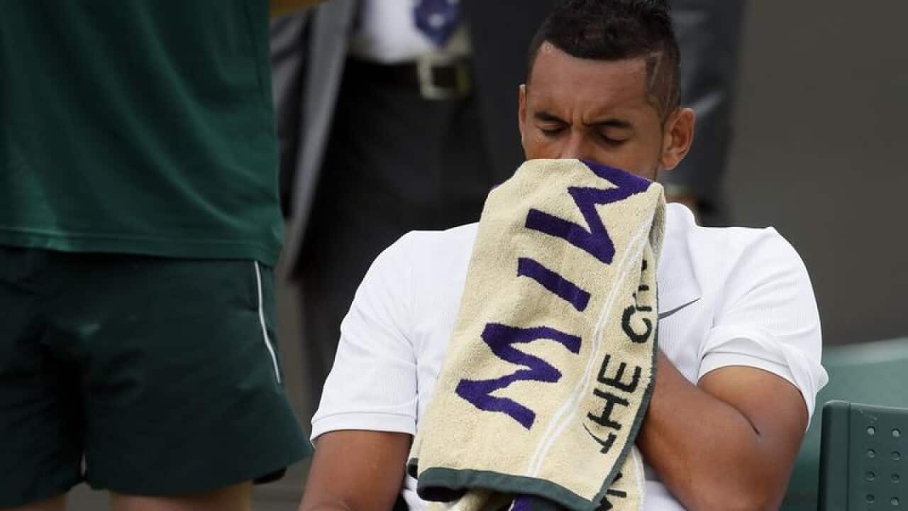 Australian tennis player Nick Kyrgios