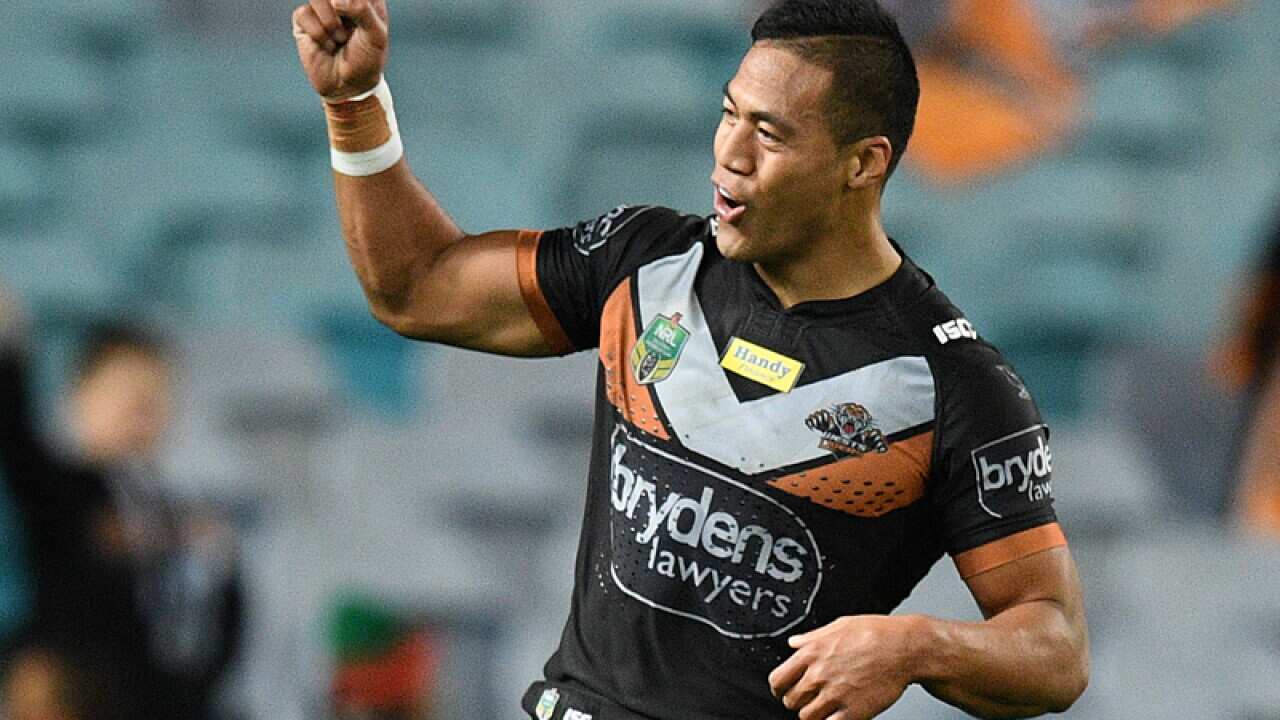 Wests Tigers centre Tim Simona