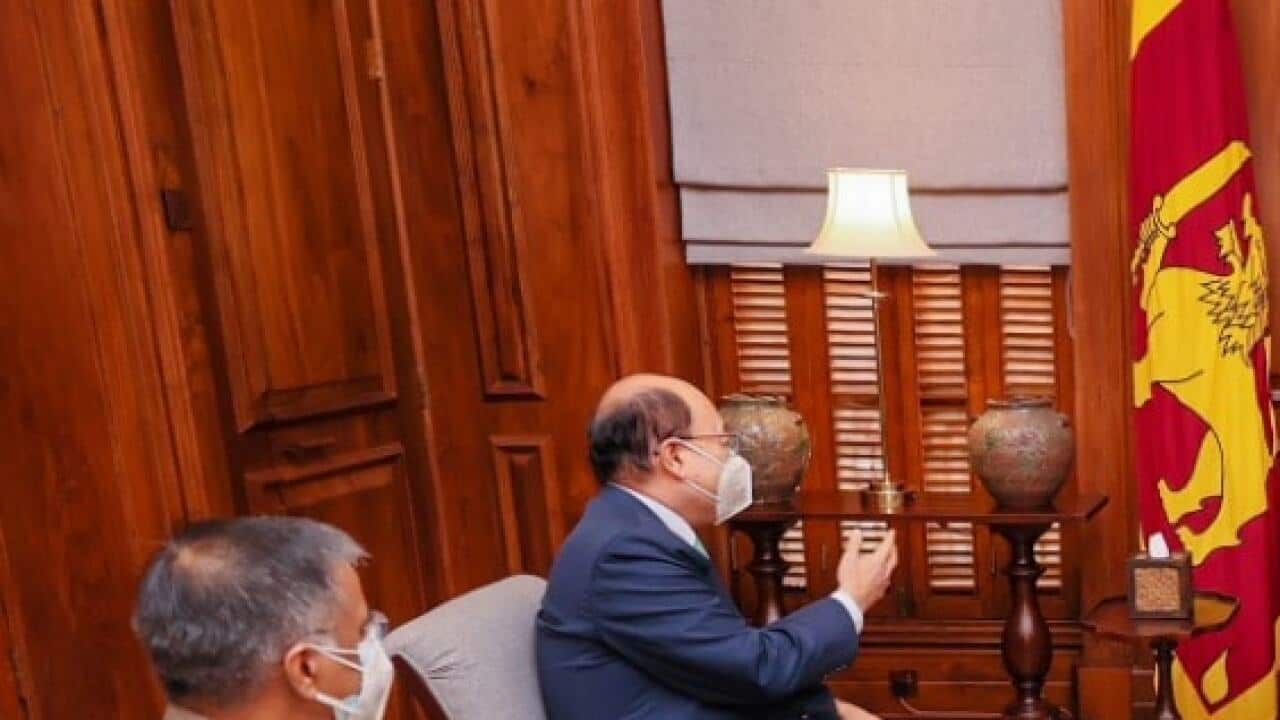 Indian Diplomat meets Sri Lankan Leaders