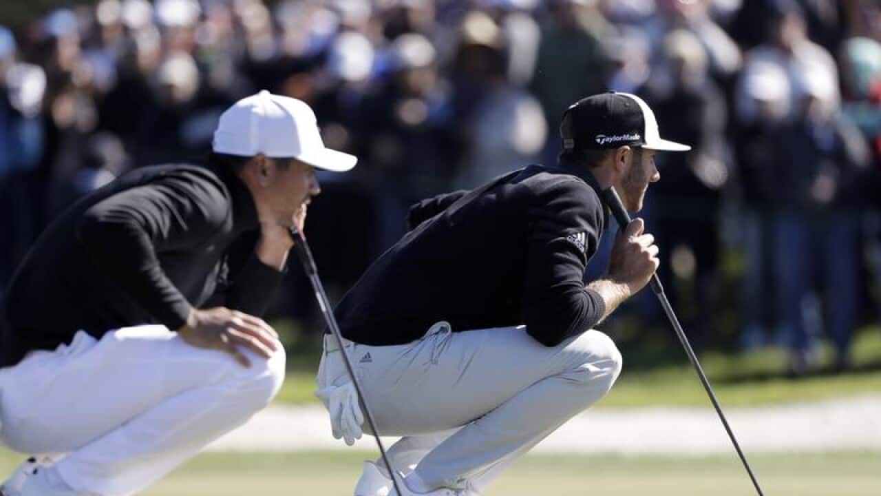 Jason Day and Dustin Johnson.