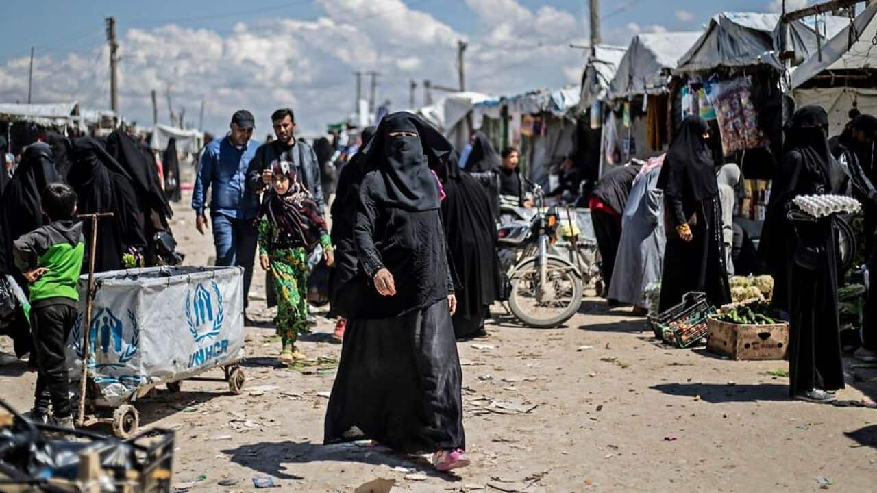 Australian women in Syria refugee camp