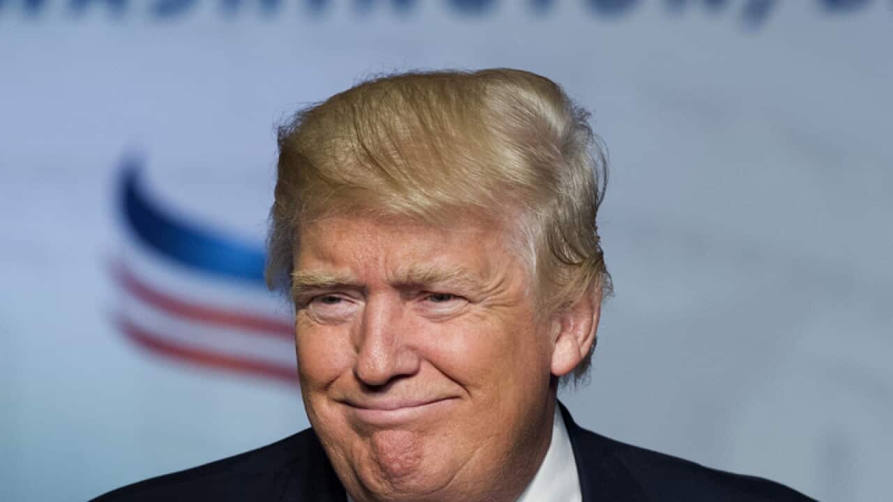 Republican presidential candidate Donald Trump