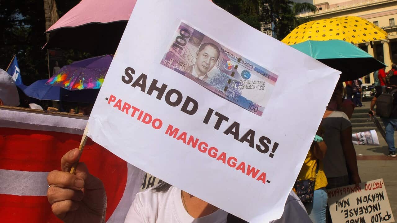 Filipinos mark Bonifacio Day with calls for higher wages, lower prices in Manila, Philippines - 30 Nov 2022