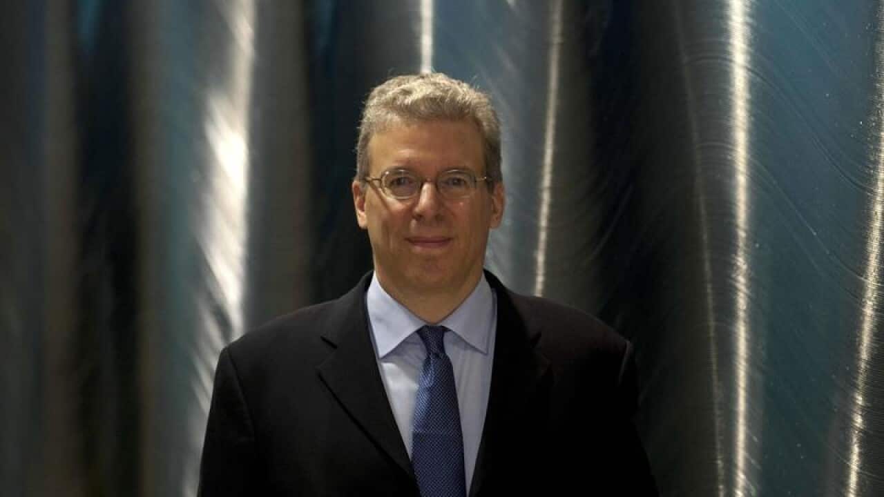 The CEO of Rio Tinto Tom Albanese poses for photograph.