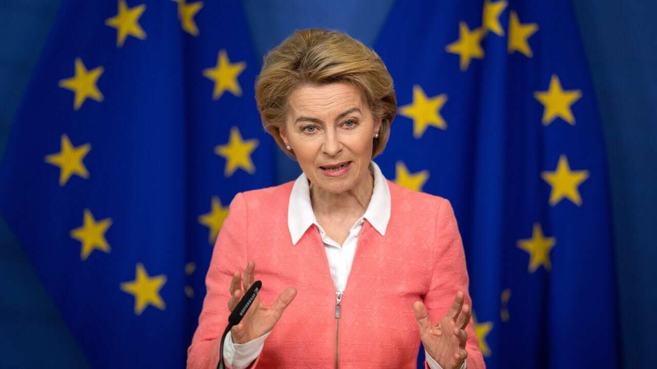 President of the European Commission Ursula von der Leyen.