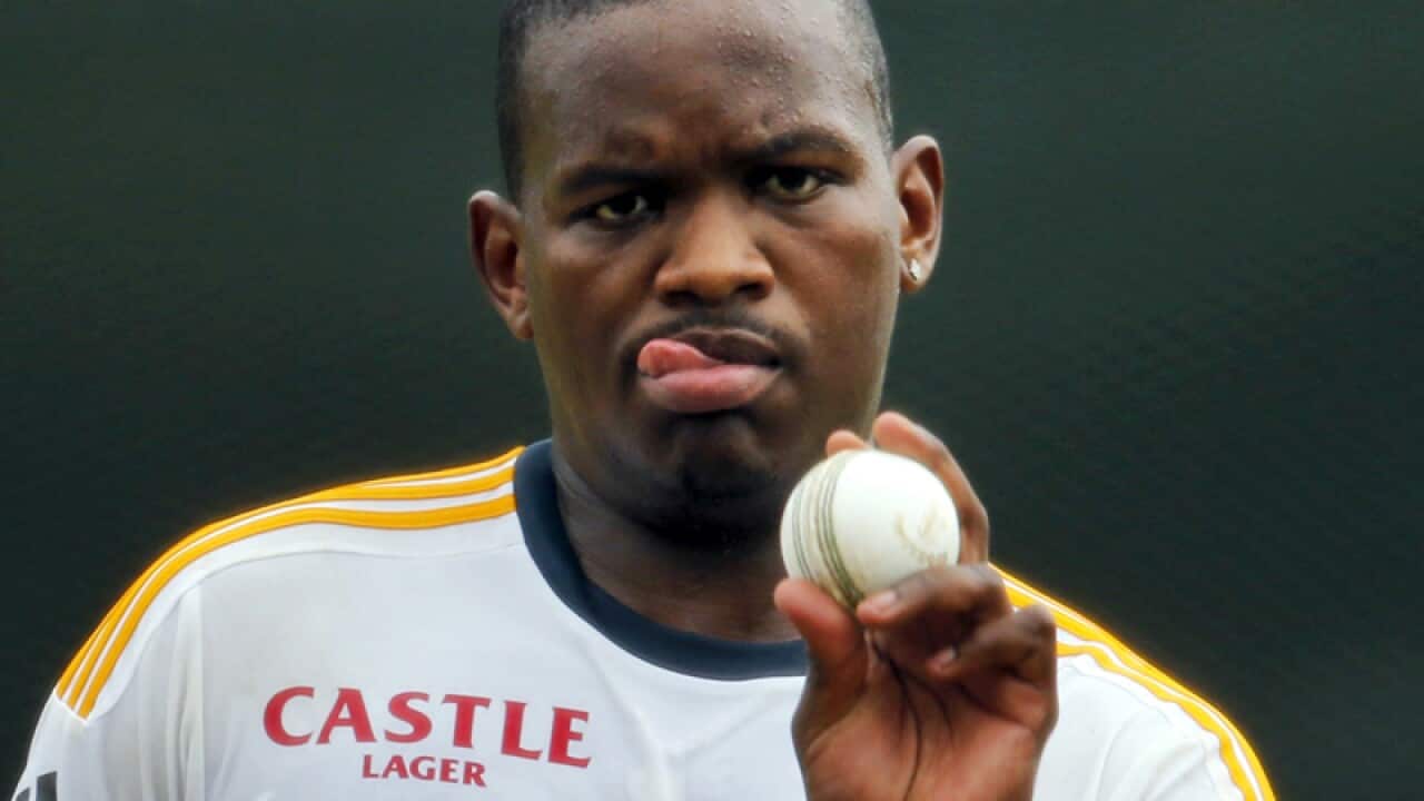 South Africa's Lonwabo Tsotsobe