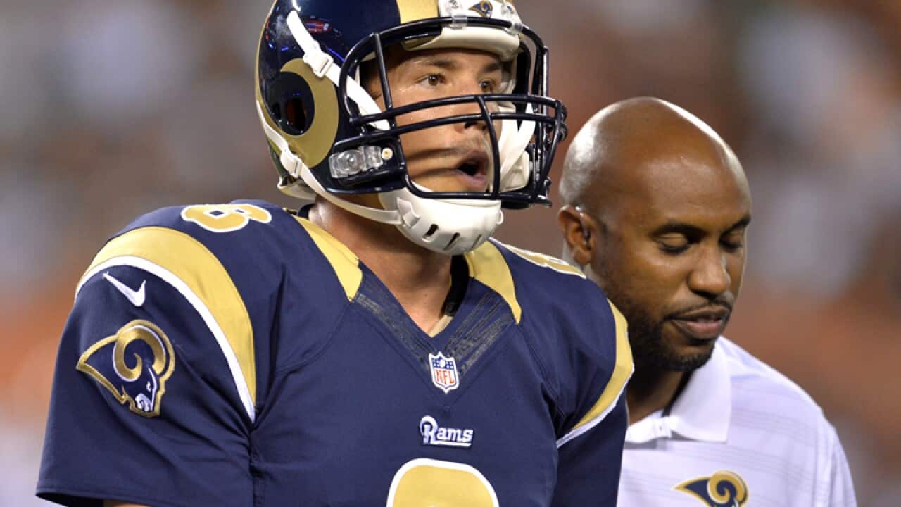 St. Louis Rams quarterback Sam Bradford