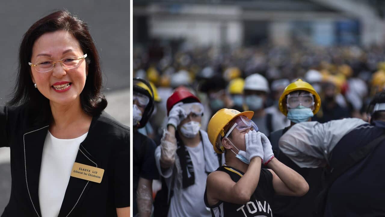 The Australian Hong Kong community has written to Liberal Minister Gladys Liu, who was born in Hong Kong.