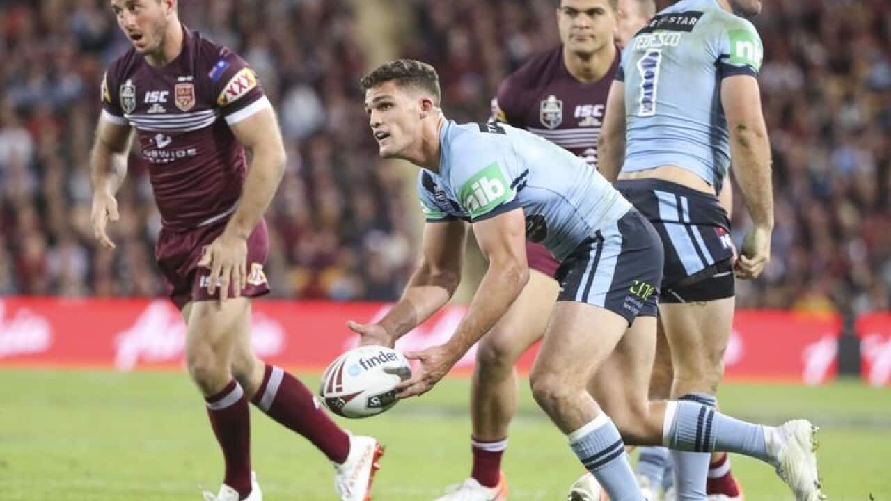Nathan Cleary of the Blues.