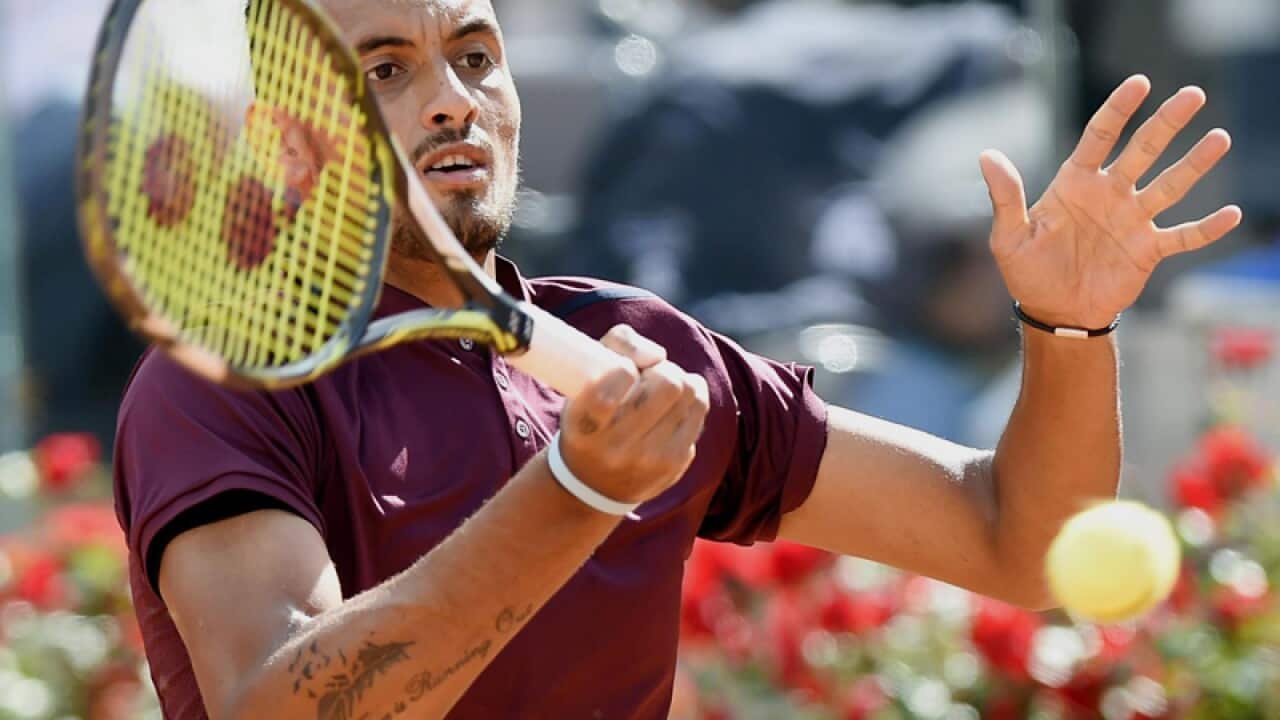 Australian tennis player Nick Kyrgios