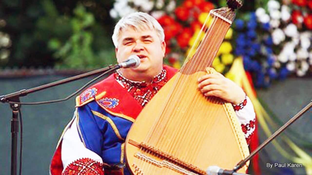 World renowned Ukrainian bandurist Dr Victor Mishalow.