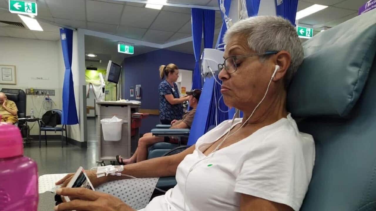 Jackie Henderson receiving cancer treatment (supplied).jpg