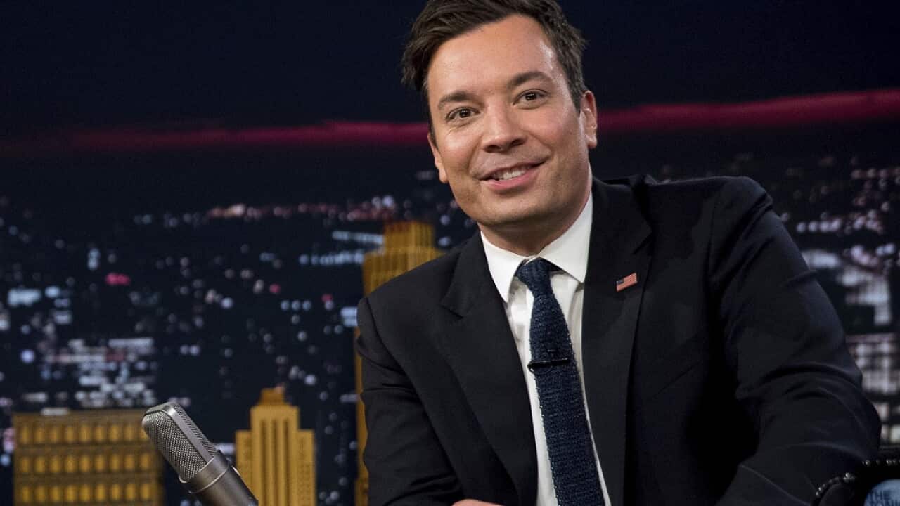 US comedian Jimmy Fallon.