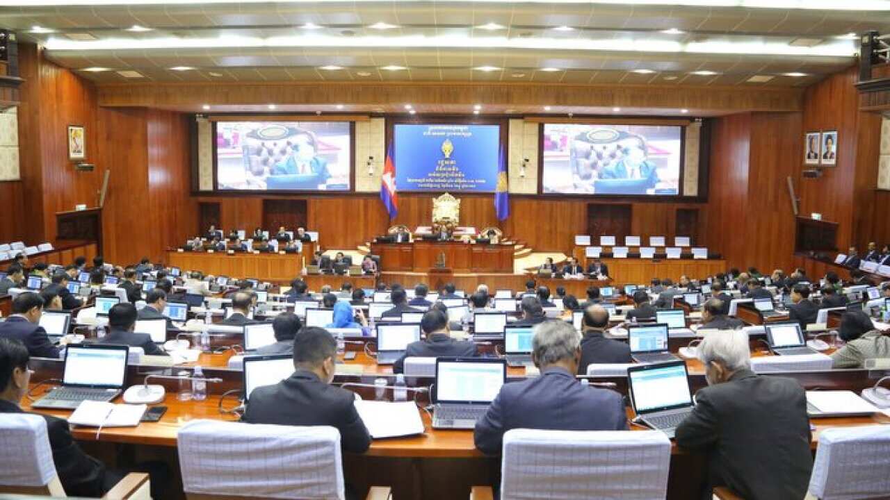 Cambodia Parliamentary Meeting on 13 December 2018.