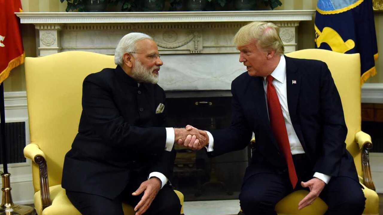 President Trump and PM Modi at the White House