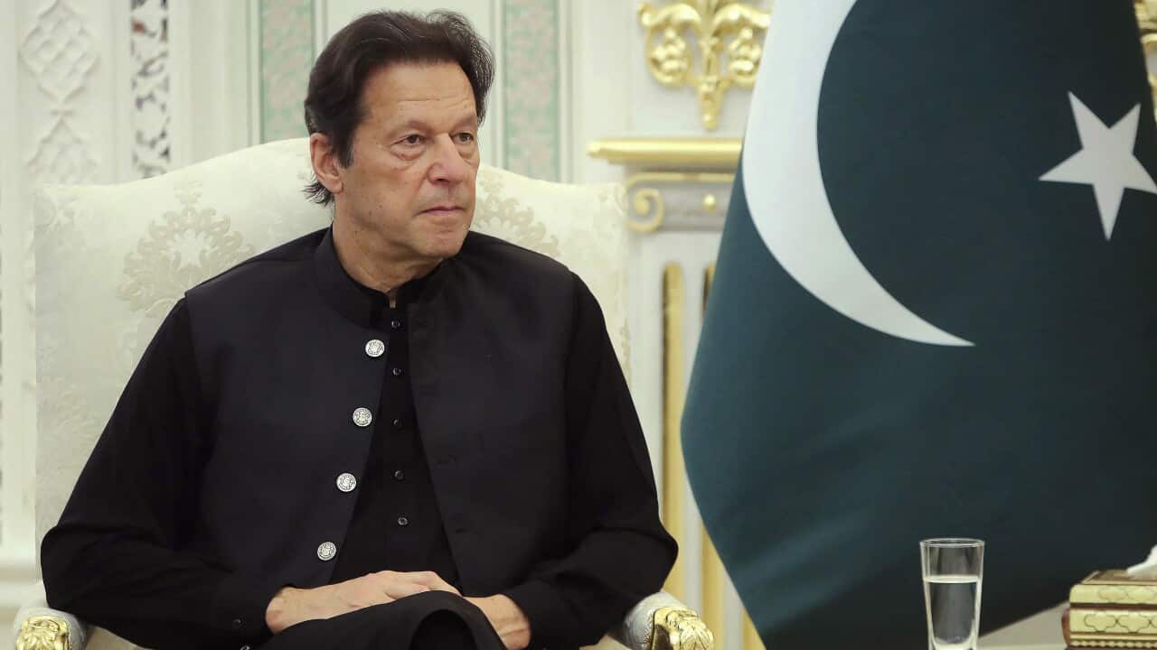 Pakistan Prime Minister Imran KhanBattend the Shanghai Cooperation Organization (SCO) summit in in the Tajik capital Dushanbe, Tajikistan, 16/09/2021 Photo by Salampix/ABACAPRESS.COM.