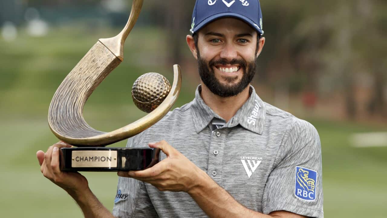 Canadian golfer Adam Hadwin