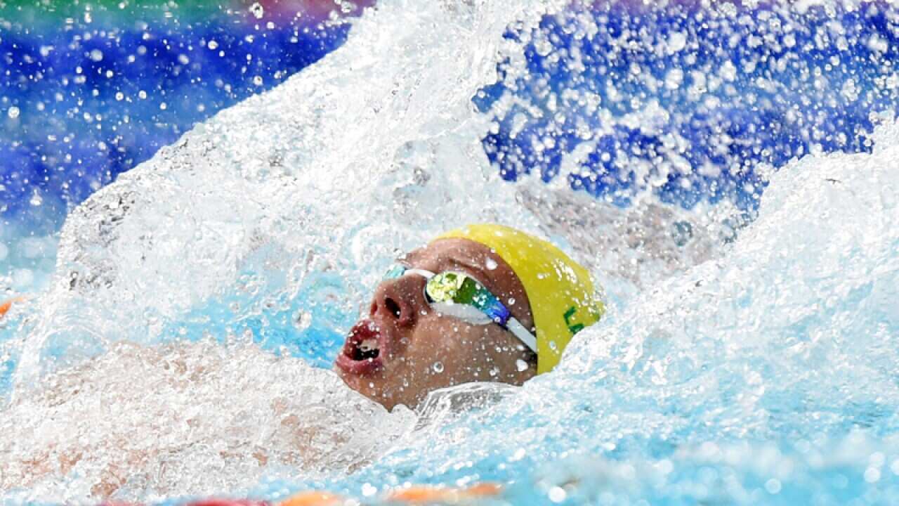 Australia's Mitch Larkin during the Men's 50m Backstroke