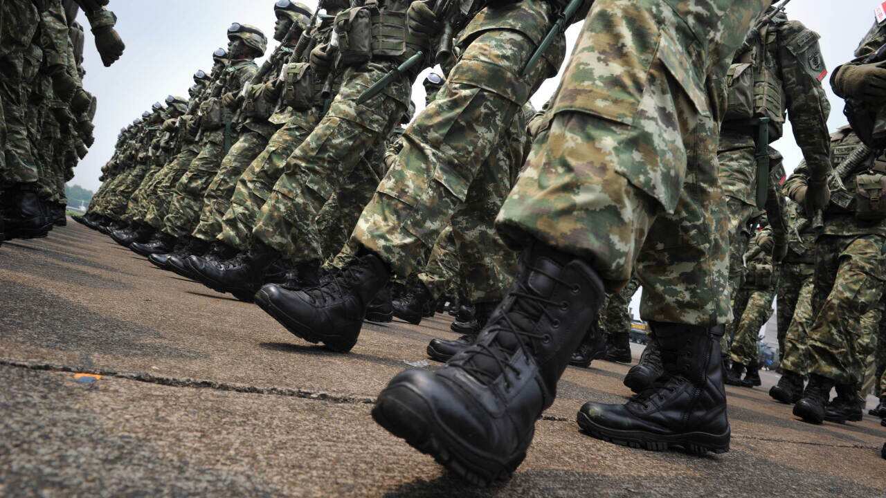 Indonesian army troops parade - AAP.jpg