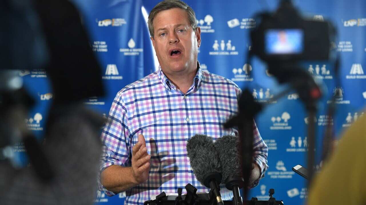 Queensland Opposition Leader Tim Nicholls tells LNP campaign launch he won't let voters down if he becomes premier.