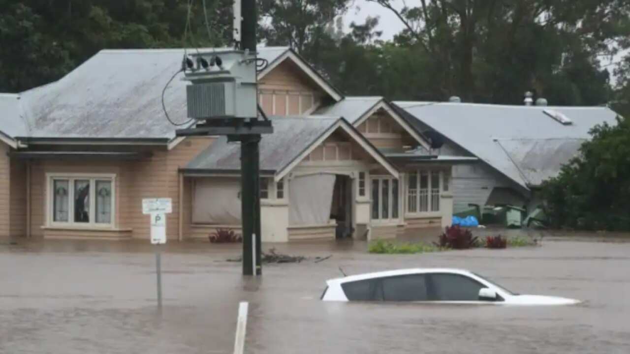Flooding occurs in the town of Lismore, northeastern New South Wales, Monday, 28 February, 2022