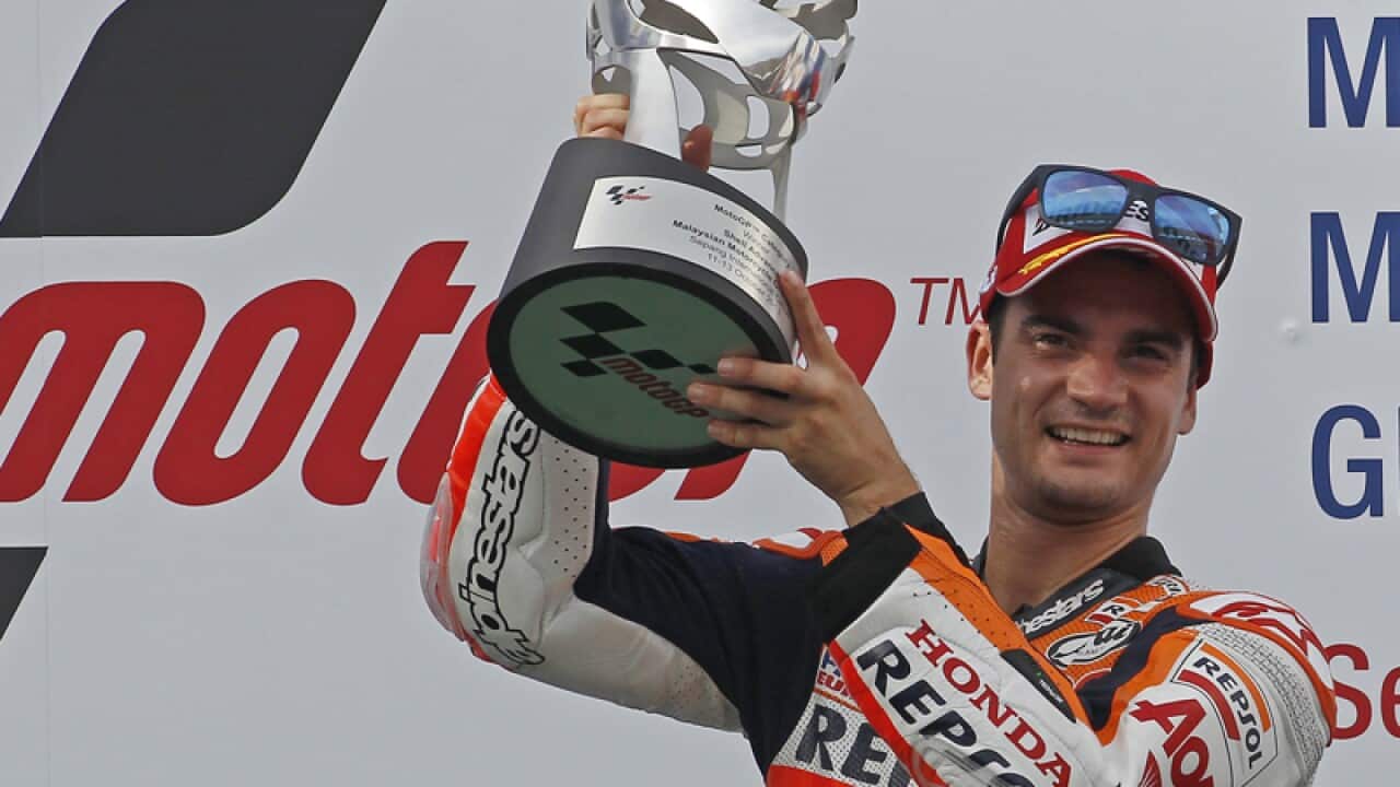 MotoGP rider Dani Pedrosa of Spain
