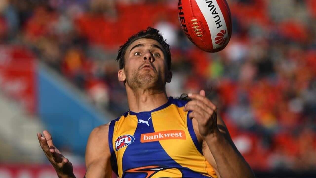 West Coast Eagles player Dom Sheed