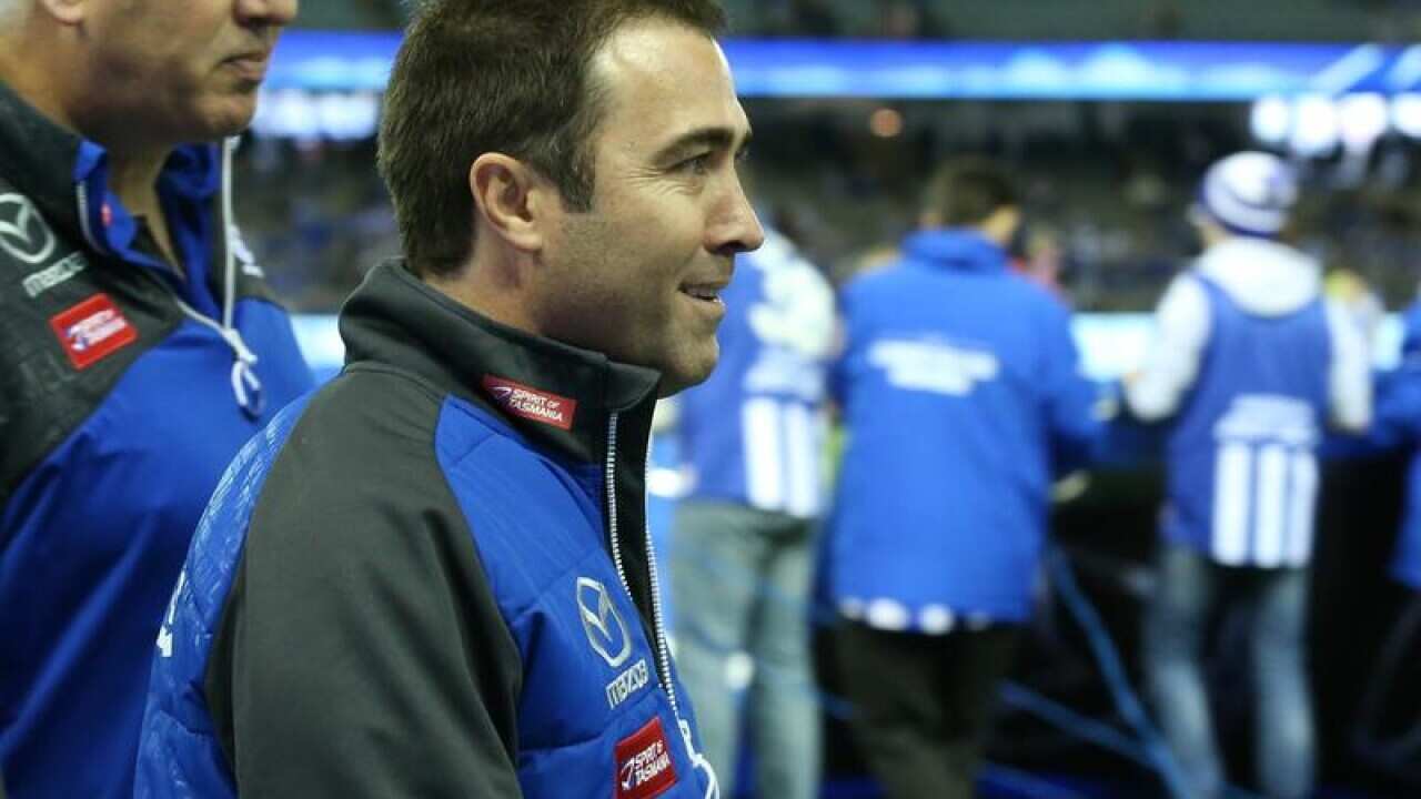 North Melbourne coach Brad Scott