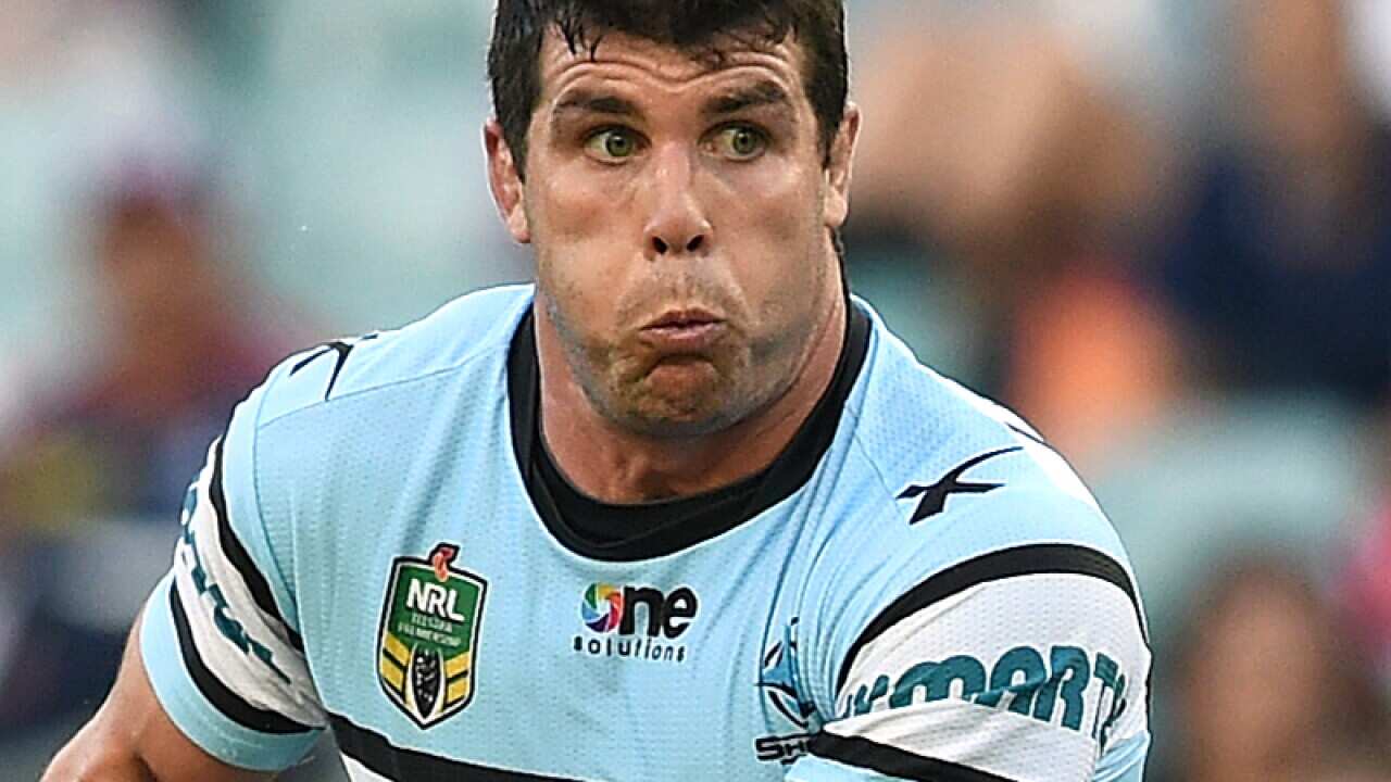 Michael Ennis of the Cronulla Sharks