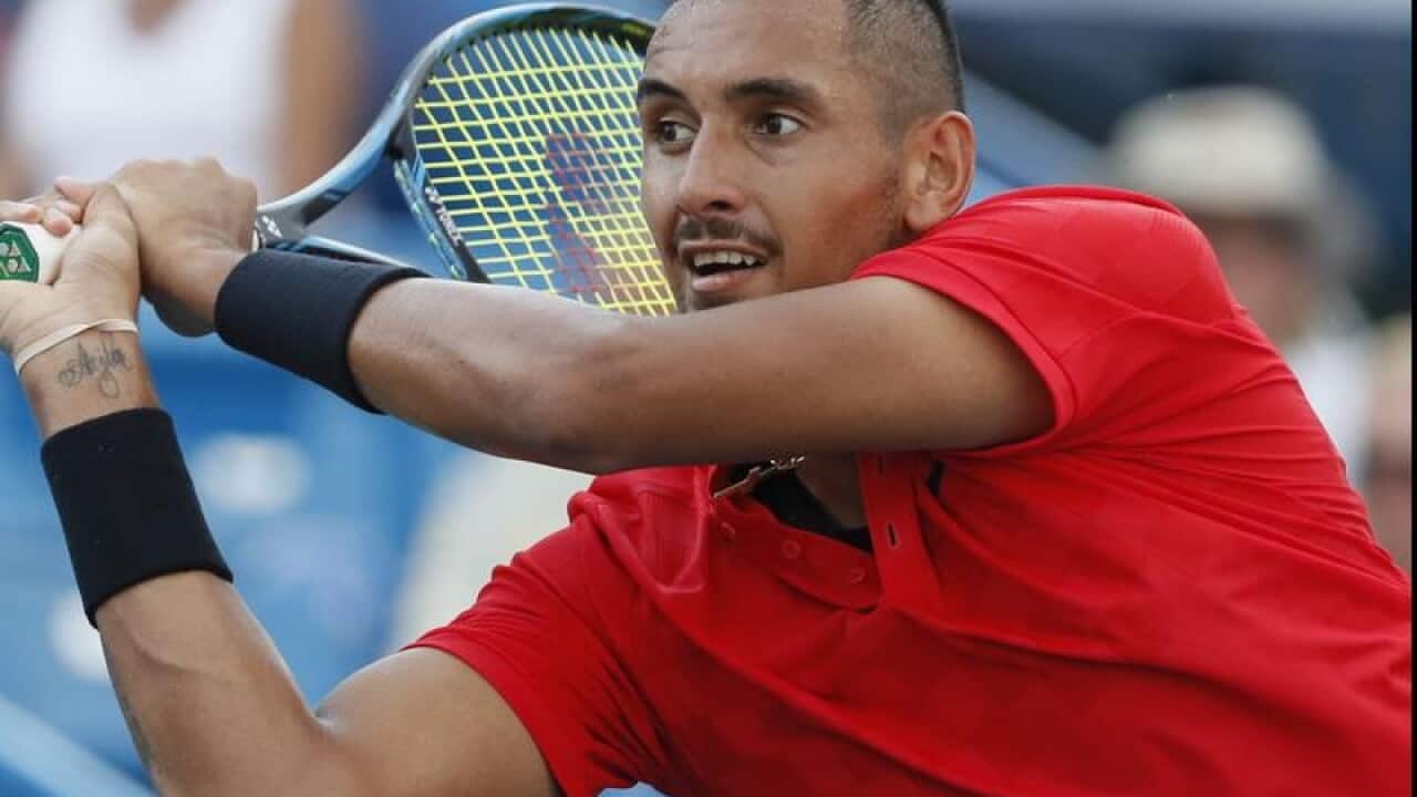 Australian tennis player Nick Kyrgios