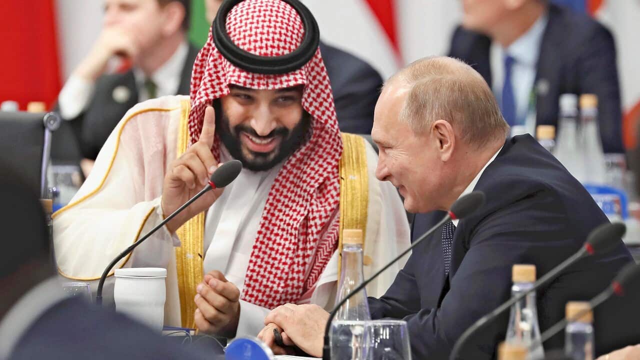 Saudi Arabia 's Mohammed bin Salman of the crown prince and Russia's President Vladimir Putin are to attends G20 summit conference in Buenos Aires.