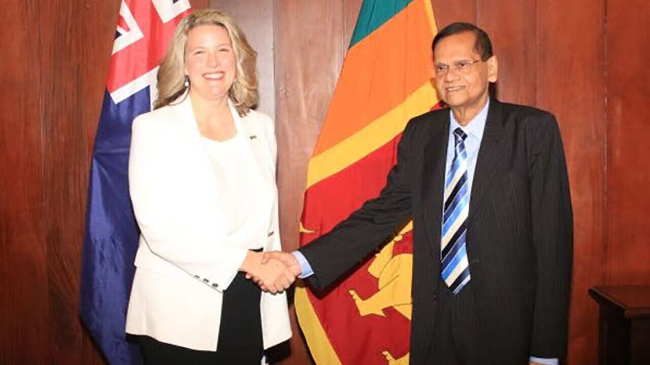 Australian Home Affairs minister Clare O’Neil meets Sri Lankan foreign Minister G.L Peris_ 20 June 2022’s Sri Lanka visit