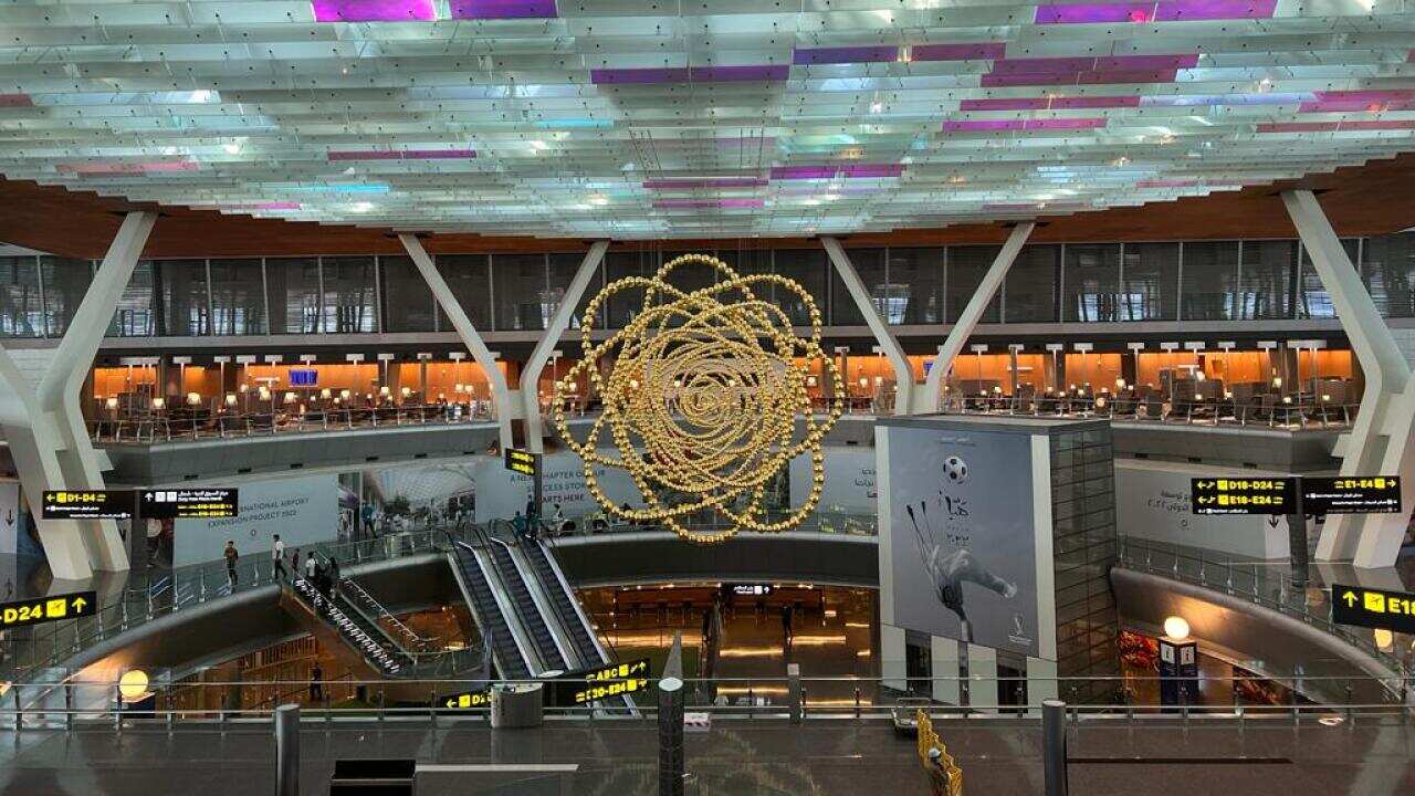 Hamad Airport in Doha Qatar. Photo by Alaa Khazraji