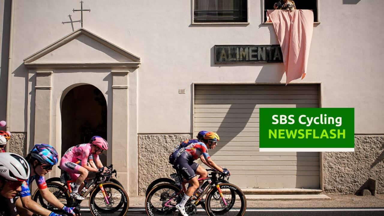 Netherlands’s Anna van der Breggen of Team SD Worx - Protime’s and Italy’s Elena Cecchini of Team SD Worx - Protime’s during Stage 6 of the Giro d’Italia Women, from Ala to Brescello, Italy, Thursday, June 4, 2026. (Photo by LAPRESSE/Sipa USA) (Photo by /Sipa USA)