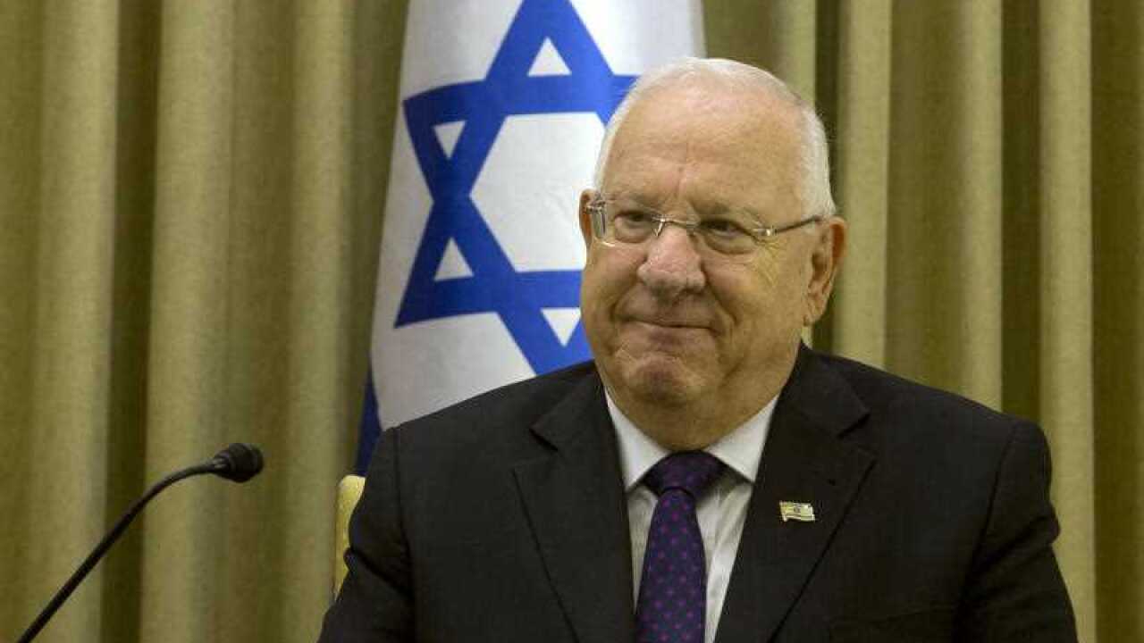 File photo of Israel's President Reuven Rivlin.