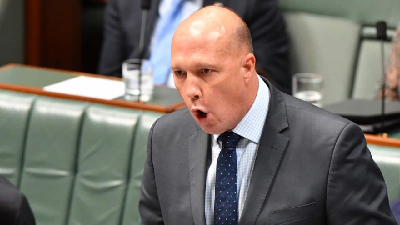 Home Affairs Minister Peter Dutton