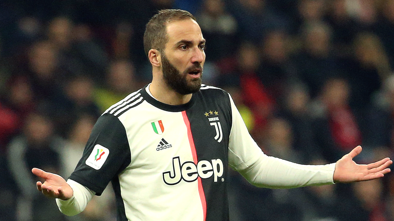 Higuain in action for Juventus