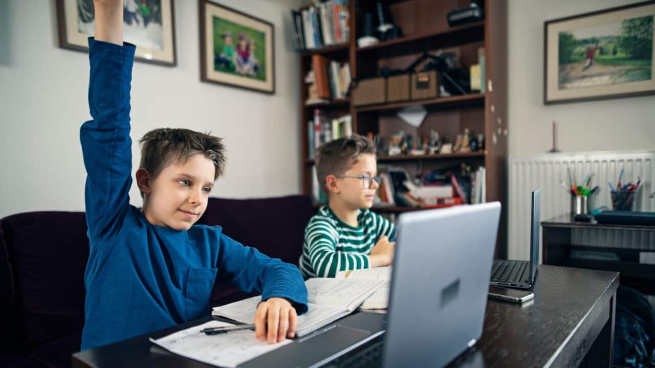 kids learning from home