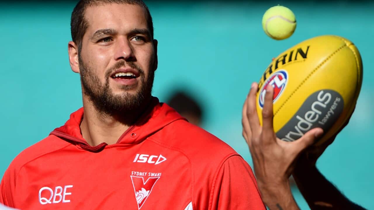 Sydney Swans player Lance Franklin
