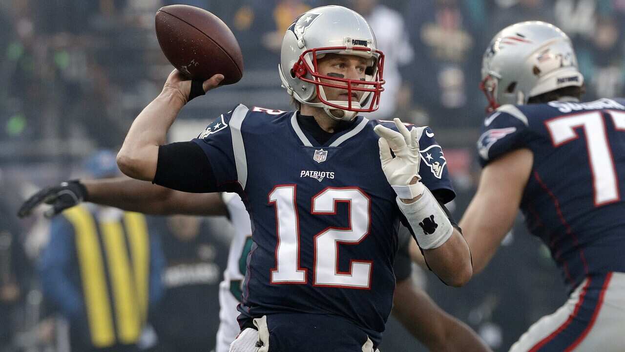 New England Patriots quarterback Tom Brady.