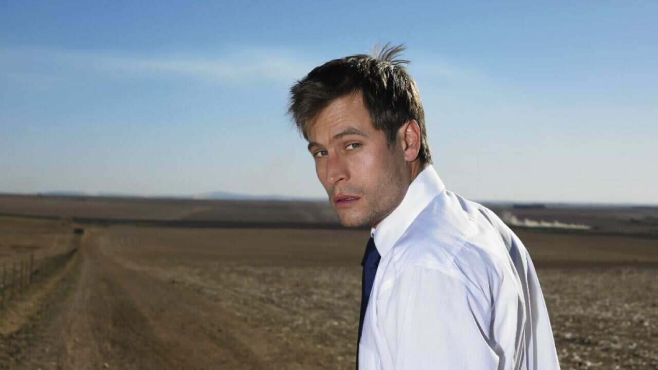 Businessman in the heat