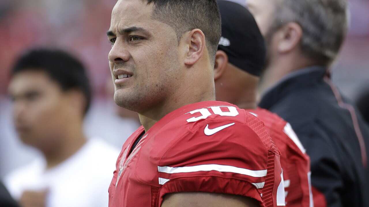 San Francisco 49ers running back Jarryd Hayne (38)