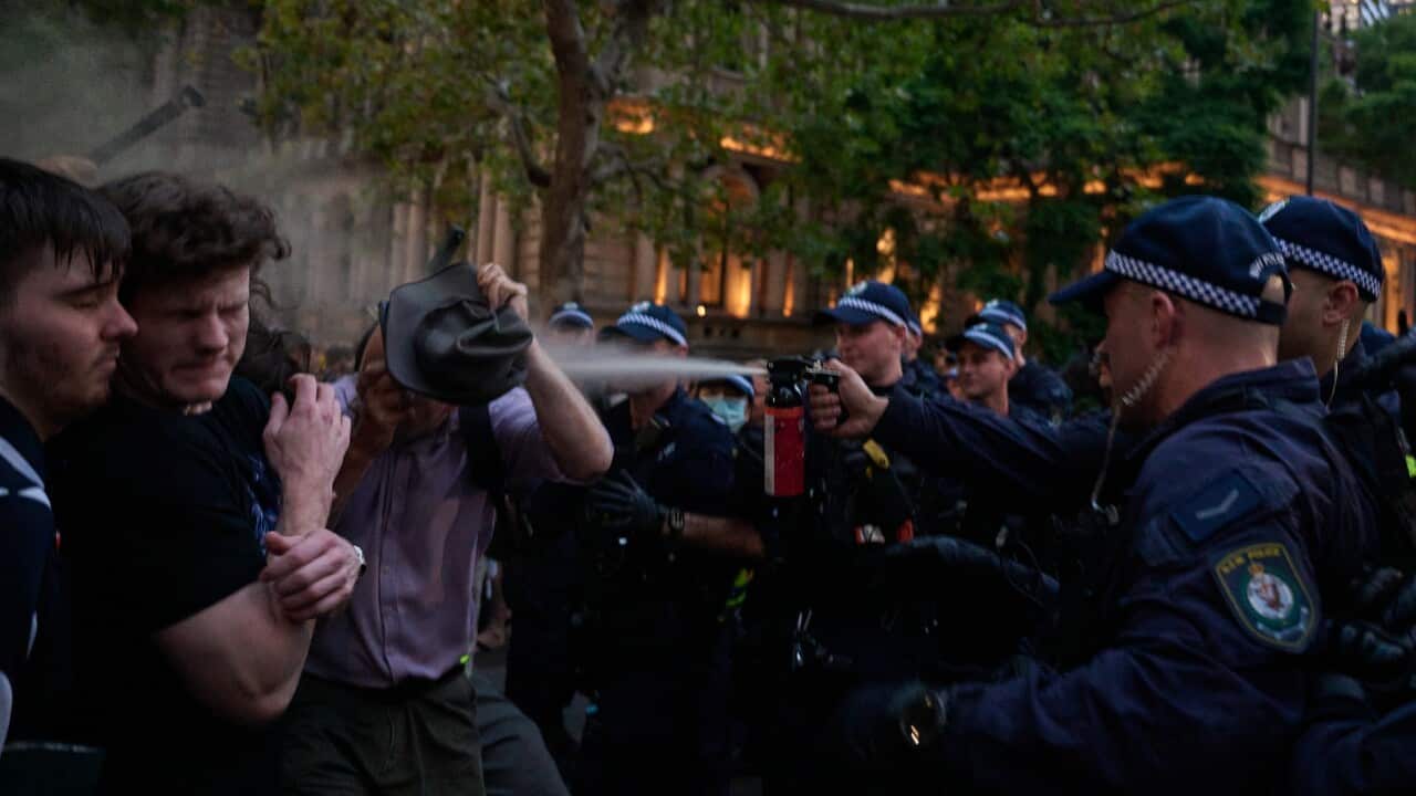 HERZOG AUSTRALIA VISIT PROTEST