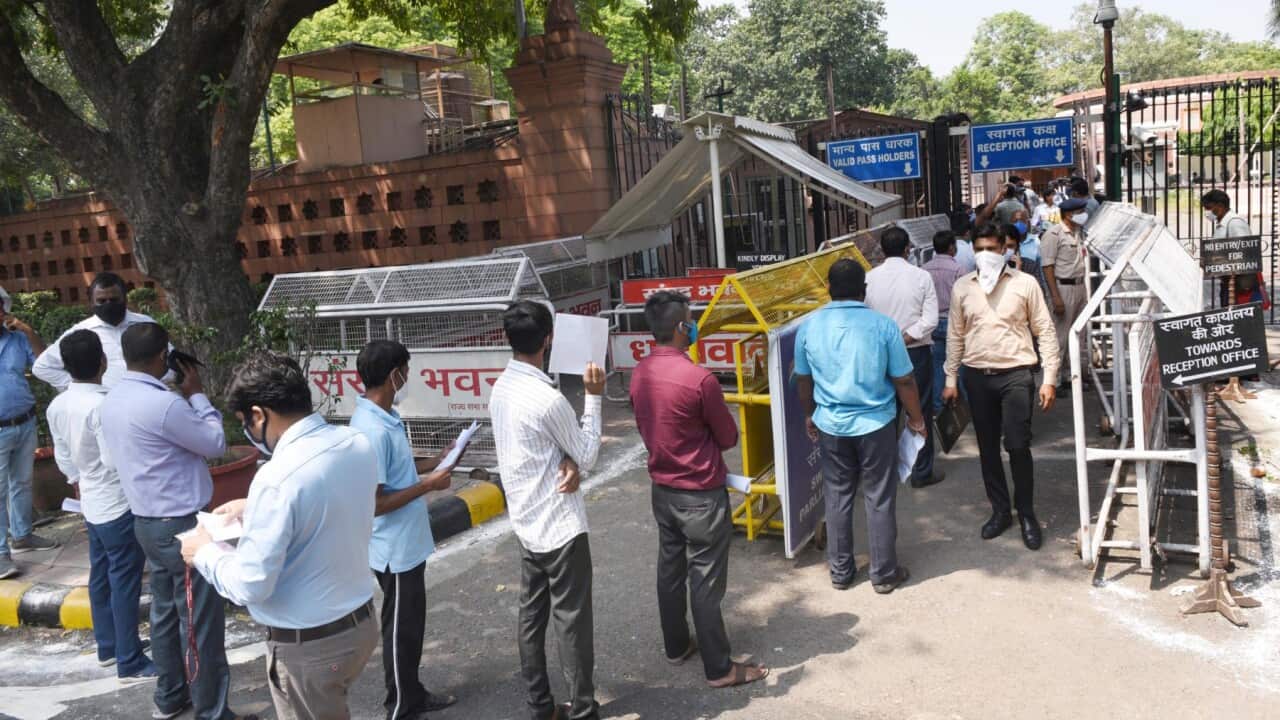 Out side of Indian Parliament New delhi