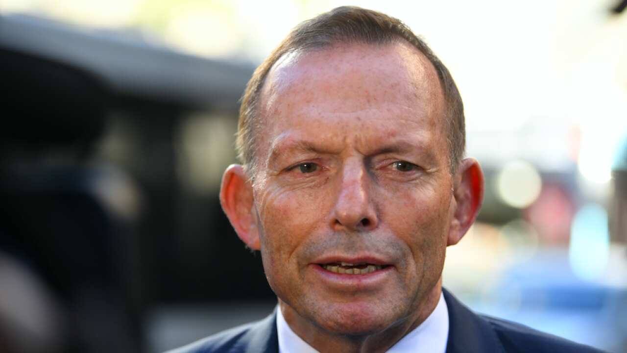 Former prime minister Tony Abbott